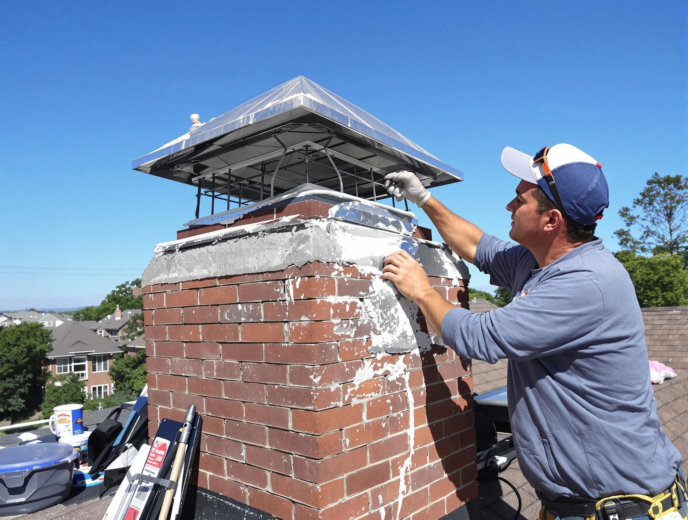 Chimney Crown Services service in Stonecrest, GA